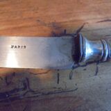 8 old silver metal knives
