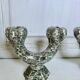 Pair of Val d'or ceramic candle holders