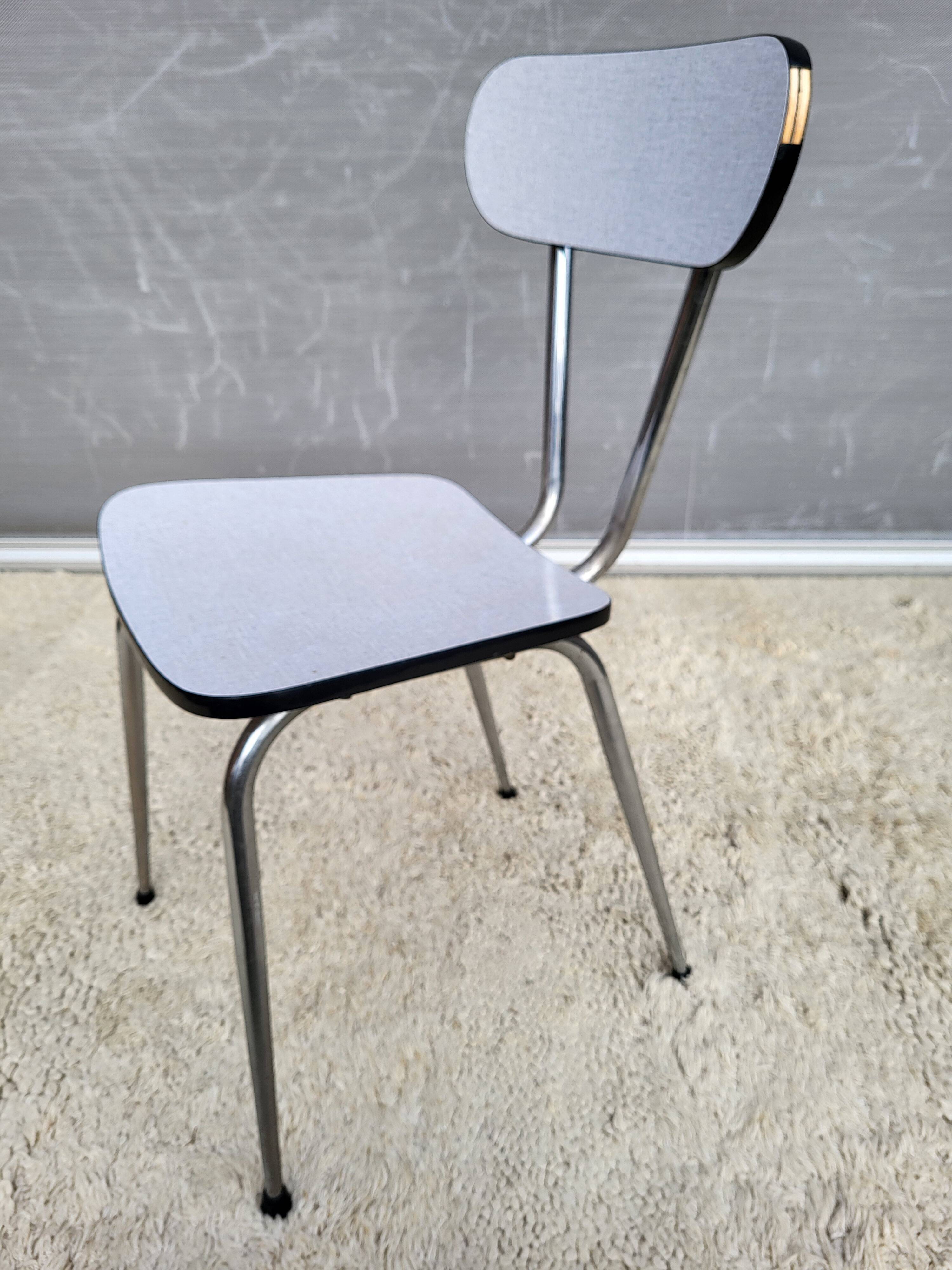 1970 Formica gray chair