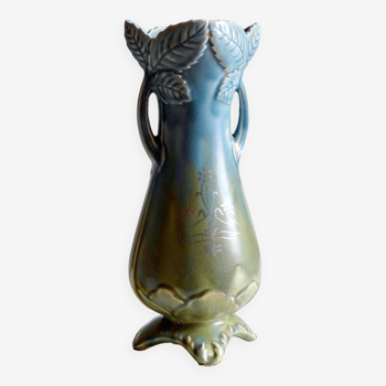 Vase art nouveau roncier ancien