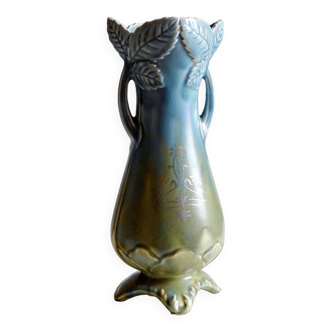 Old art nouveau bramble vase