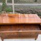 Commode noyer marqueterie brillant époque XVIII ème