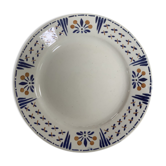 Gien earthenware dessert plate