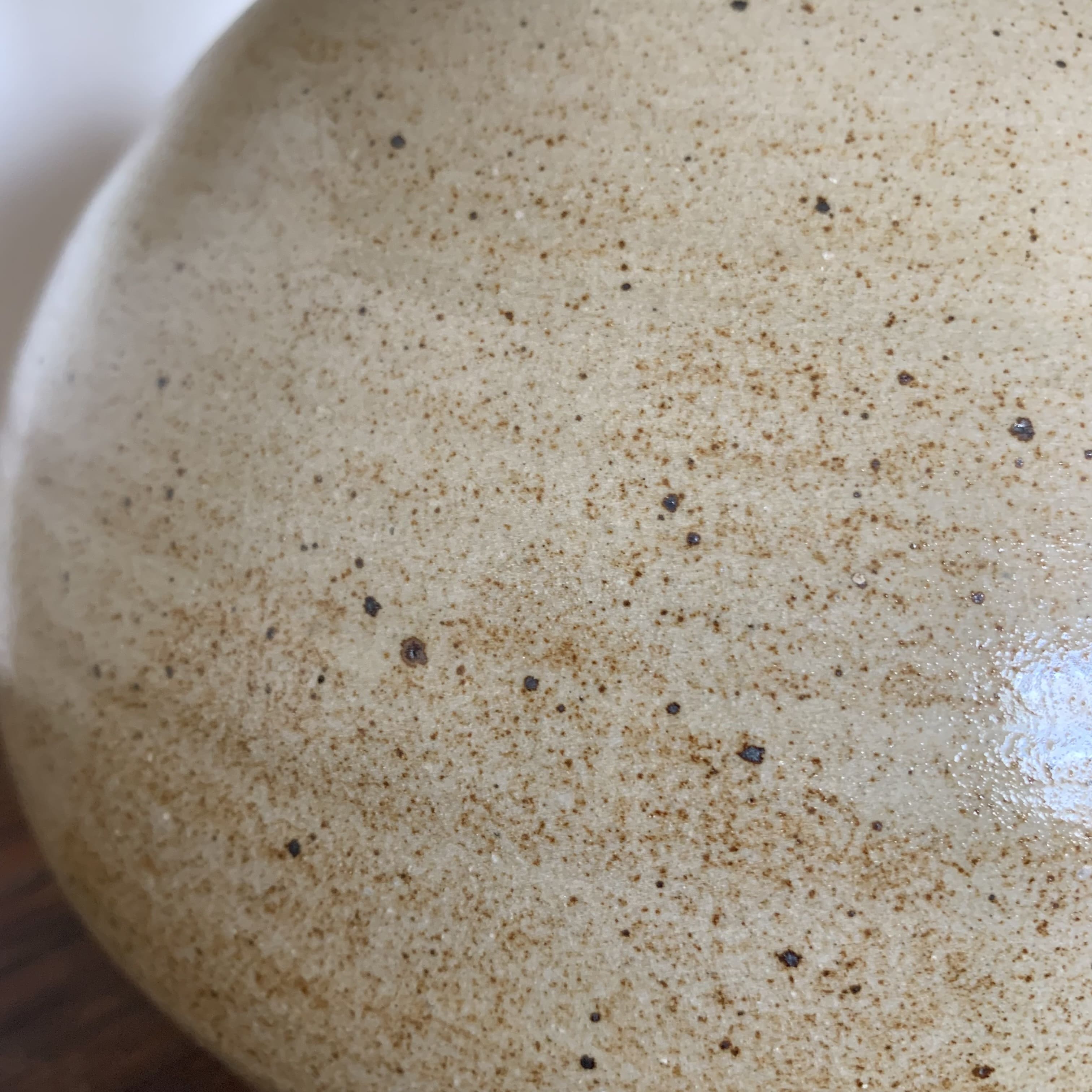 Stoneware lamp - rope lampshade