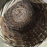 Rattan log basket