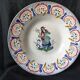 1870 /1900 coquille st jacques  Gien Faience Opaque / femme dansant