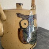 Glazed ceramic teapot, 1980s