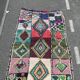 Berber carpet vintage boucherouite 140 x 245 cm