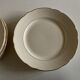 Set of 10 plates 1960 Villeroy & Boch ivory faience with gadroons