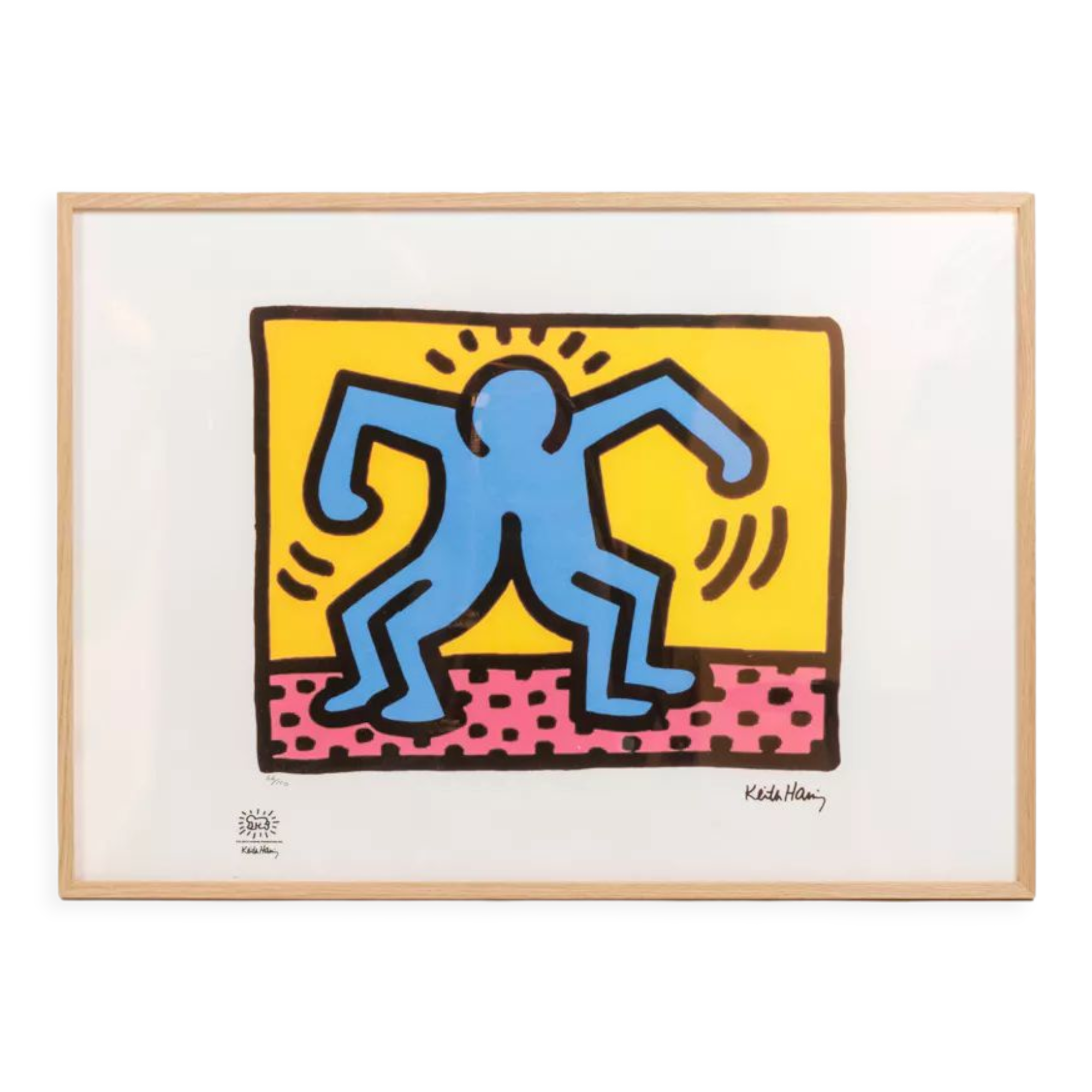 Keith Haring, screen printing, 1990s