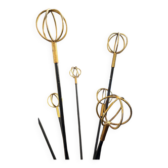 Coat rack 1950 attributed to Roger Feraud