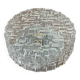 Plafonnier rond en verre vintage 24cm