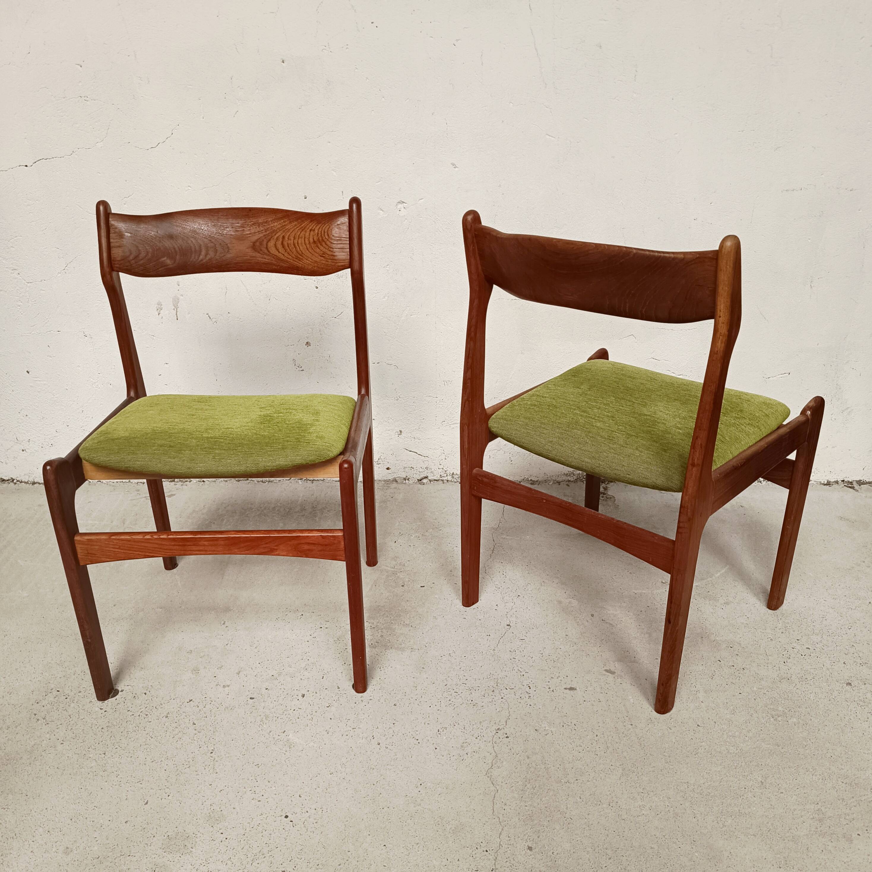 4 chaises scandinaves, 1960