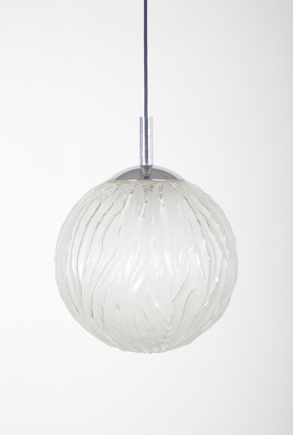 Mid-century globe hanging lamp, 1970s