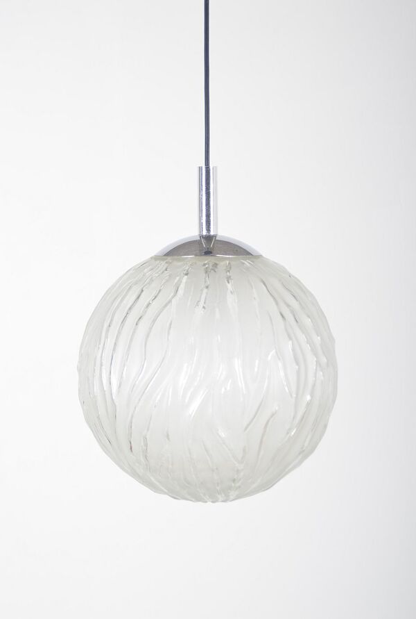 Suspension globe du milieu du siècle, années 1970