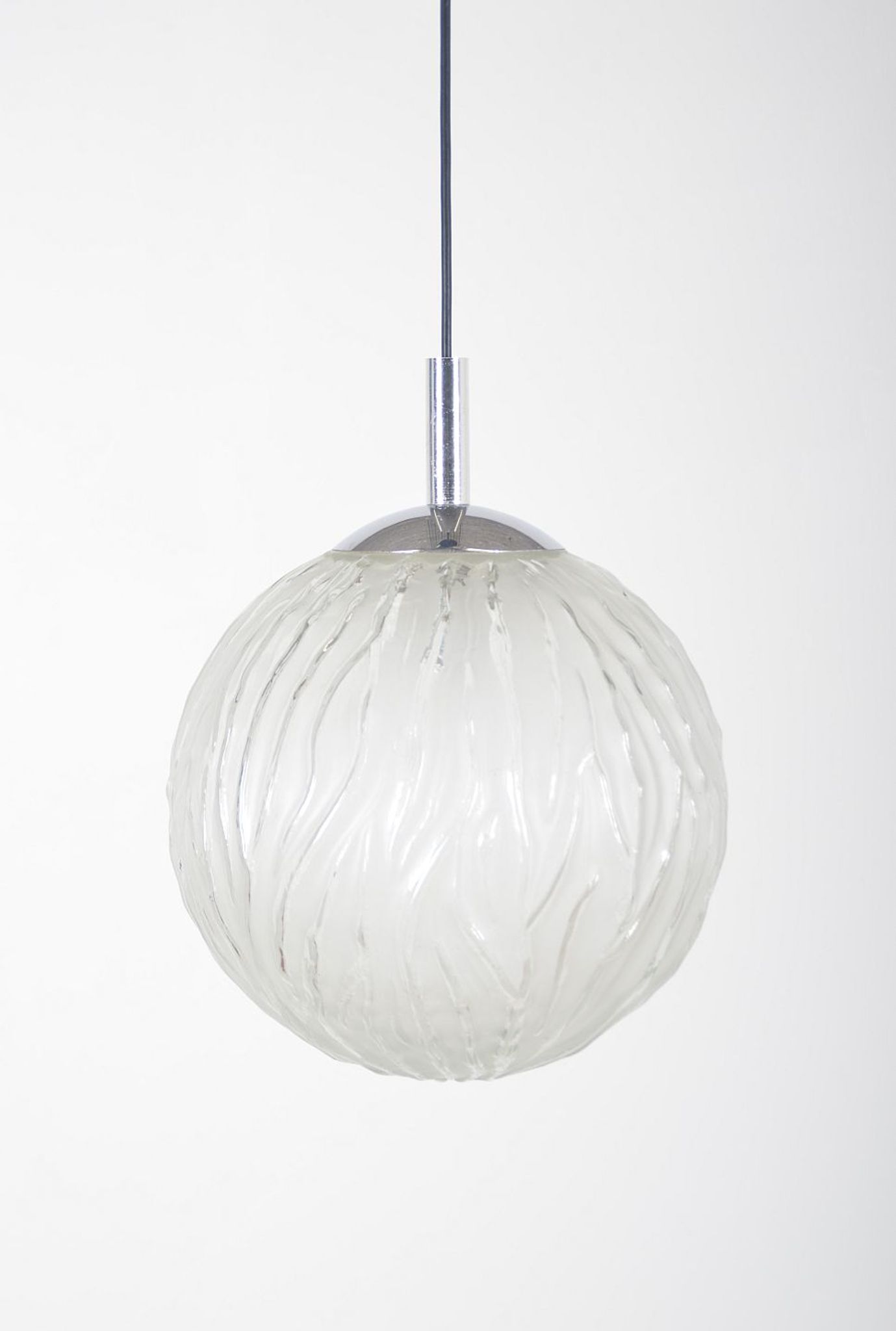 Mid-century globe hanging lamp, 1970s