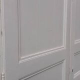 Pair of 19th-century cupboard doors and their frame (1st), woodwork