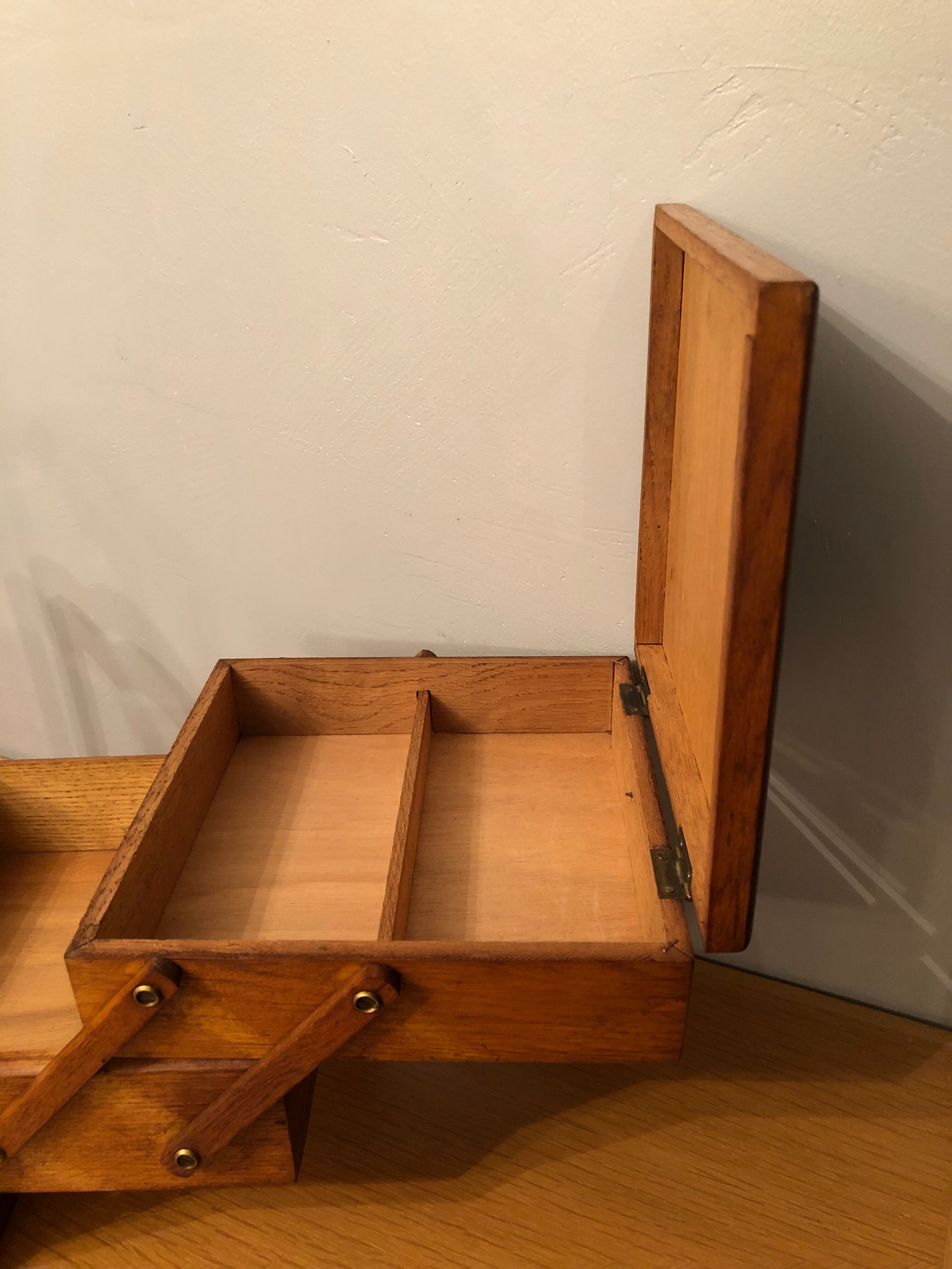 Vintage sewing basket