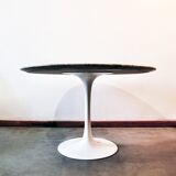 Travertine tulip table by Maurice Burke for Arkana, 1970s