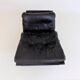 Nelo Kroken leather chair with ottoman by Ake Fribytter