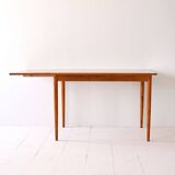70s Scandinavian Extendable Table - Laminate Top with Extension