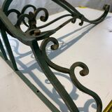 Forged iron wall console