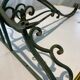 Forged iron wall console