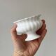 Lot trois cache-pots céramique blanche
