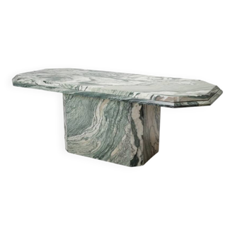 Green marble table Luana