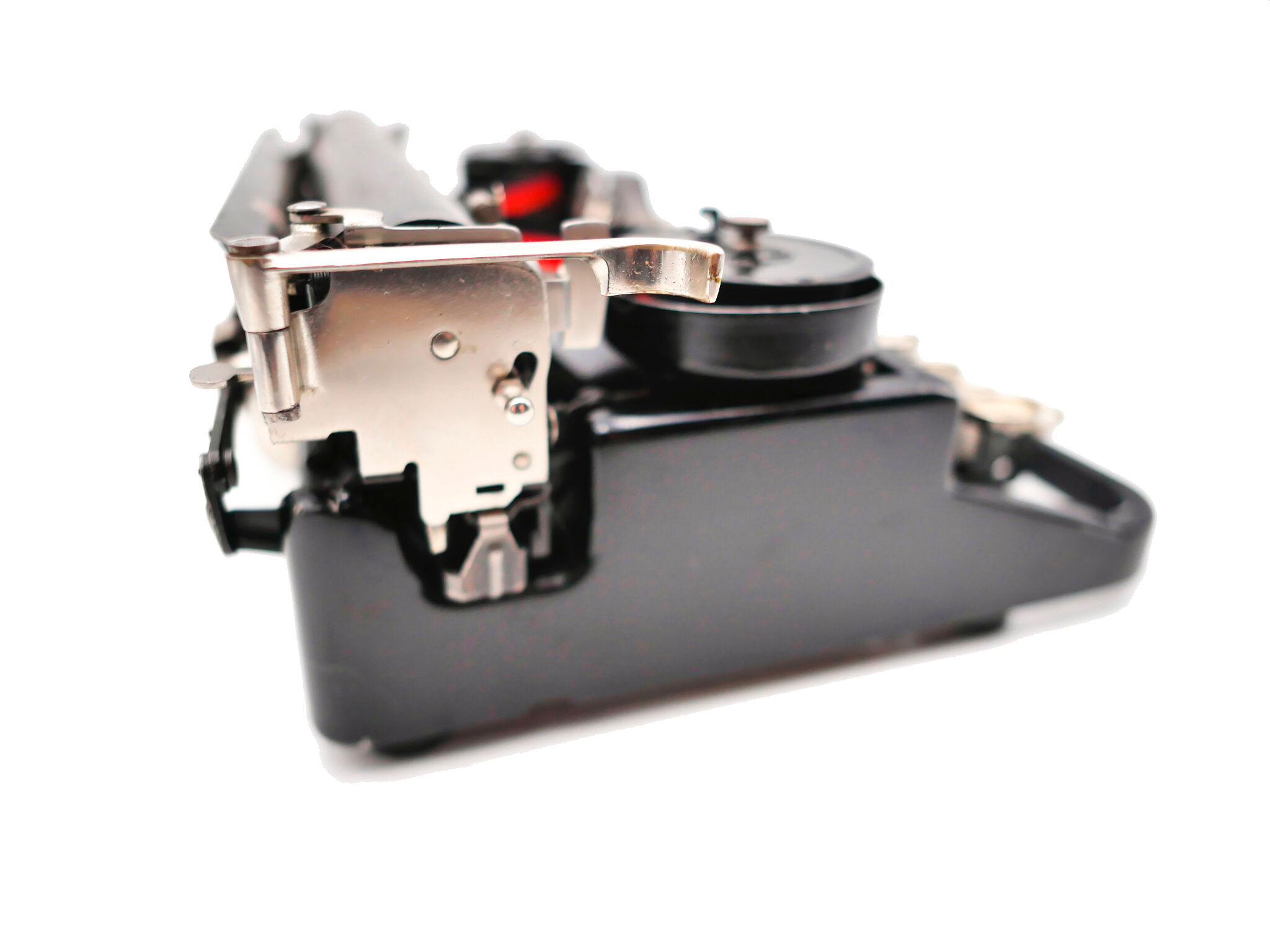 1926 new tape revised black tape underwood typewriter 3 bank
