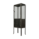 Vintage industrial dentist cabinet - metal glass cabinet