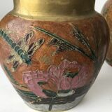 Pair of Indian vases in solid brass
