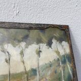 Petit tableau impressionniste paysage