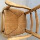 High chair for children in mulched seated wood