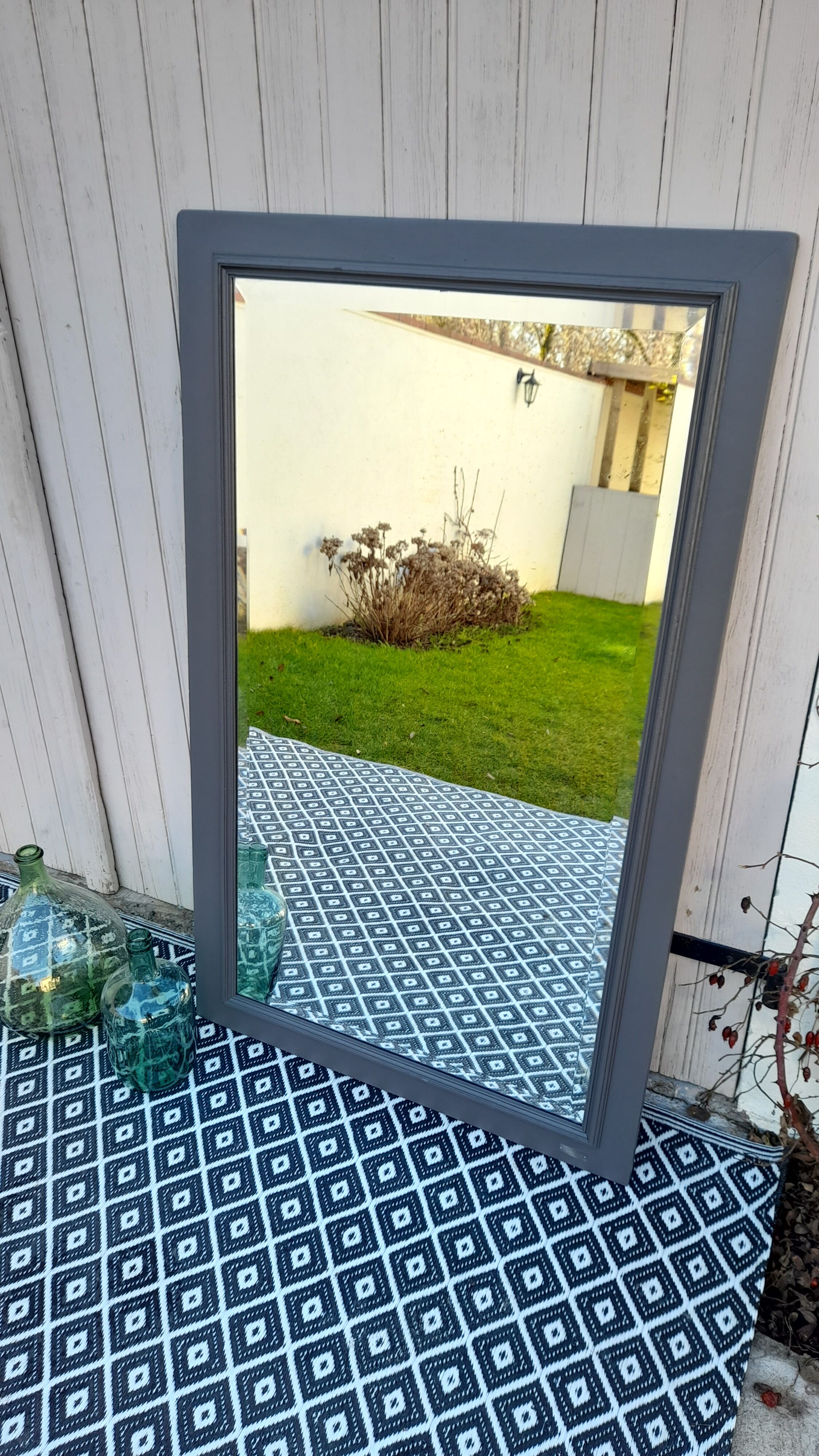 Beveled mirror, 135x82 cm