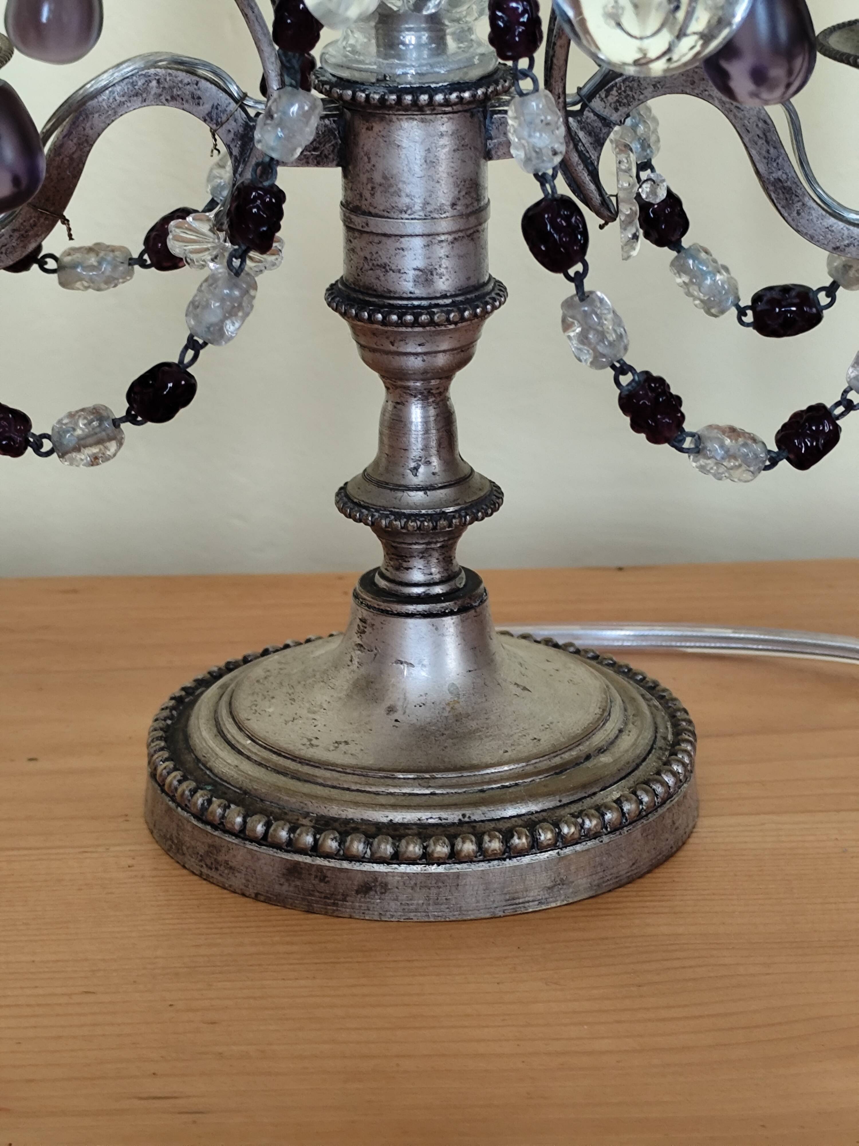 Pair of candelabra lamps