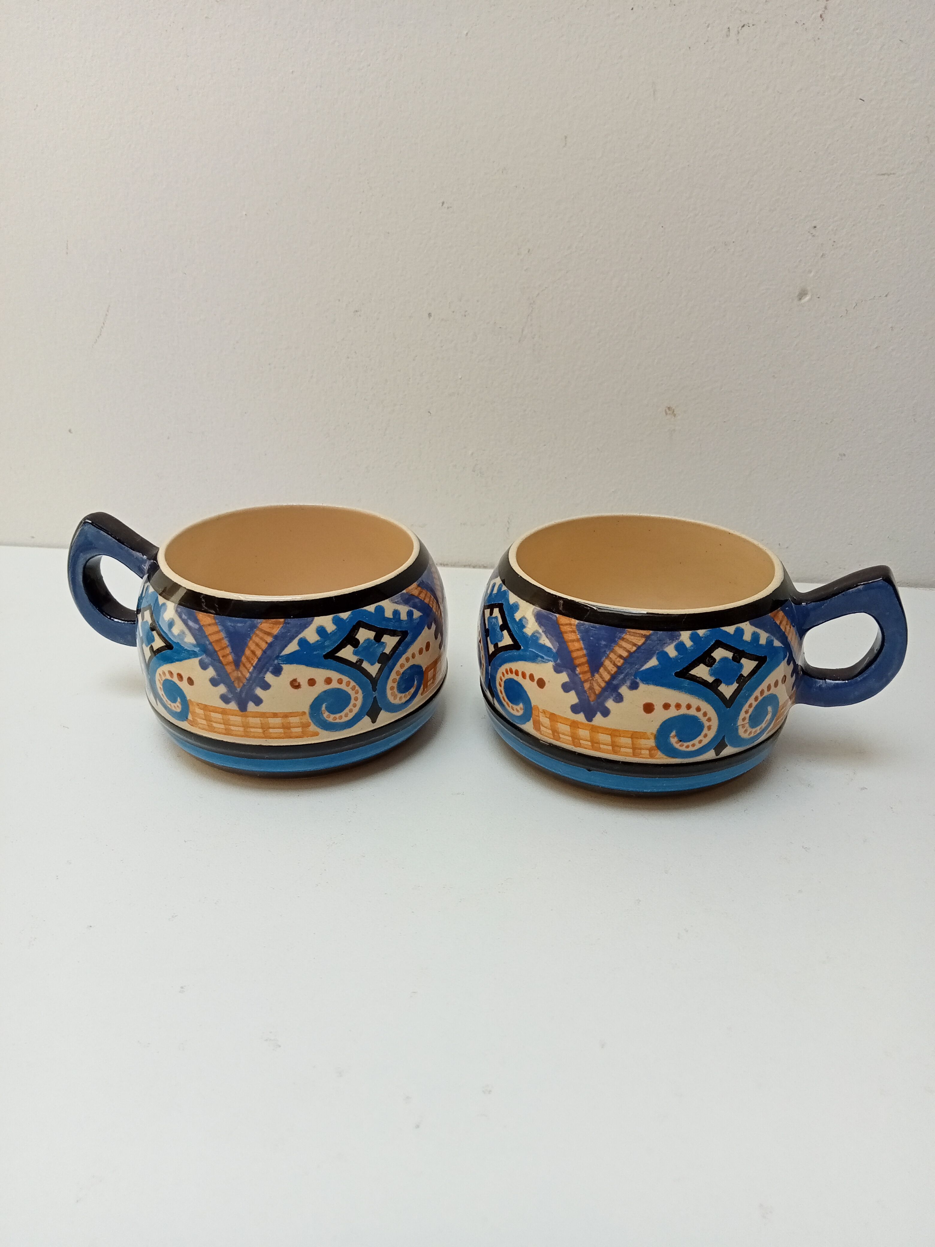 Duo of cups Paul Fouillen Quimper