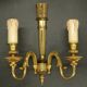 Pair of wall sconces in the style of Louis XVI - gilded bronze