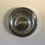 Round chrome wall lamp