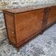 Mahogany glass sideboard, 1950