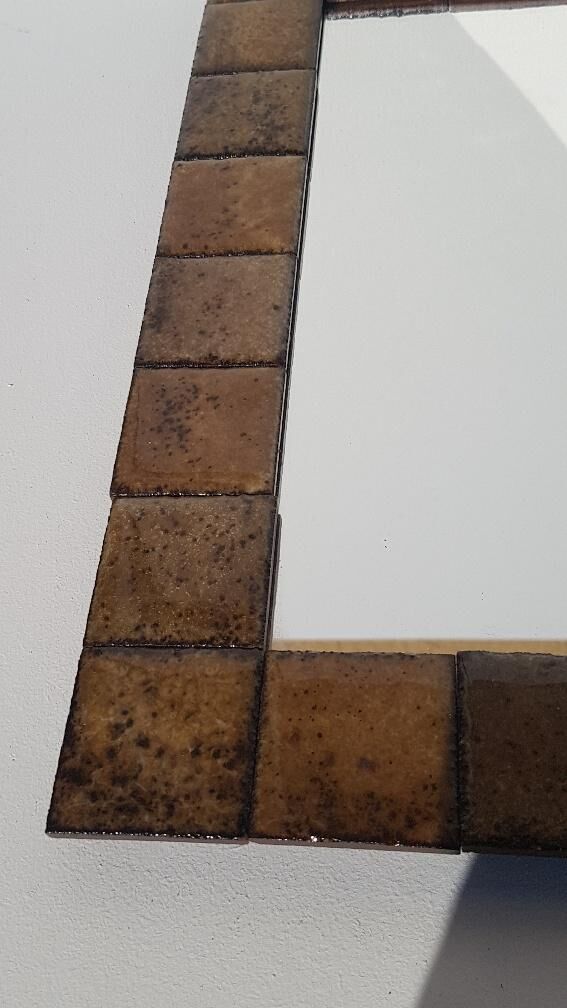 Ceramic mirror 70s/80s