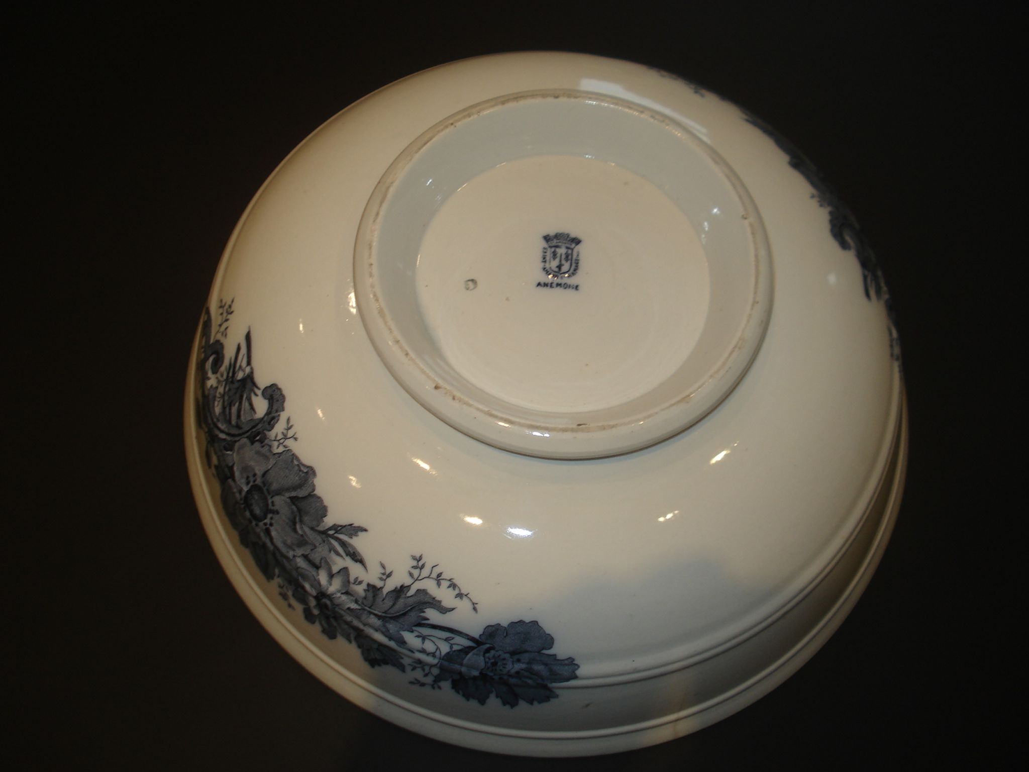 Nécessaire de toilette en faience, vintage 19°