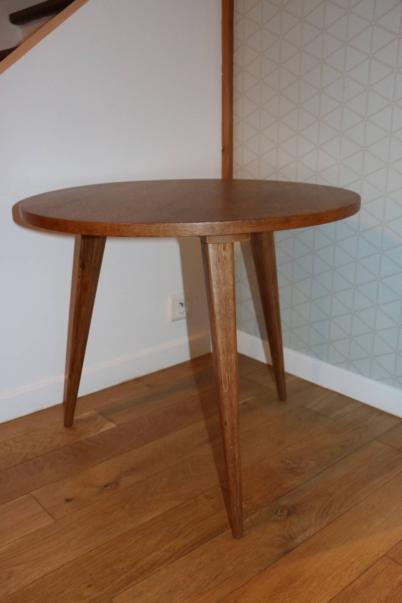 Table basse chêne tripode 640mm