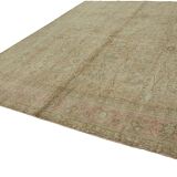 1980s 303 cm x 377 cm beige wool carpet