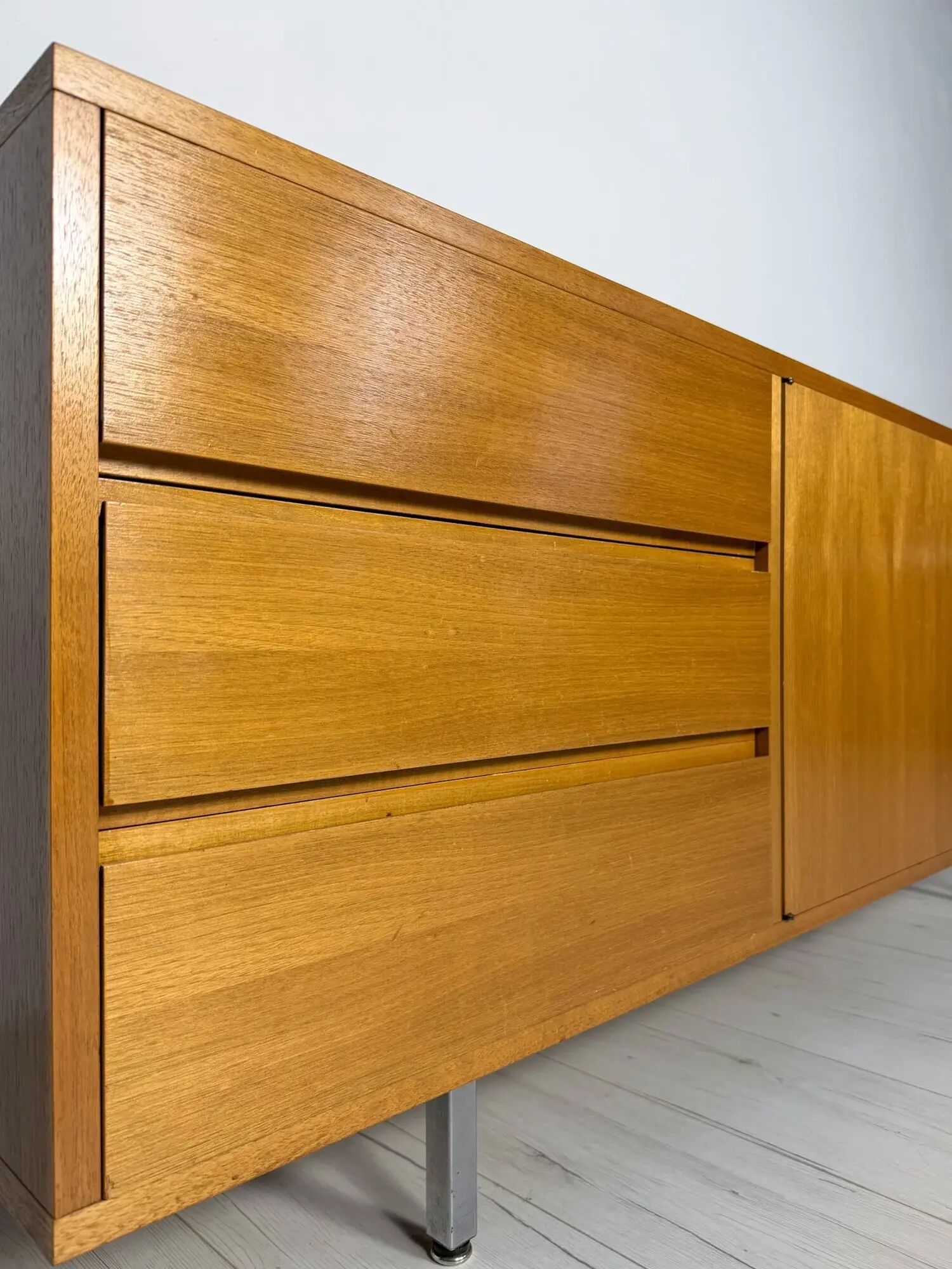 1960s vintage mid-century German teak sideboard lowboard