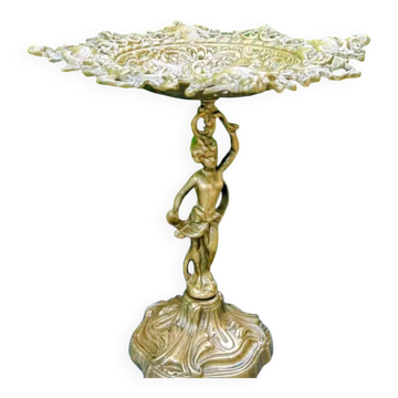Grande coupe à fruits en bronze XIXe siècle