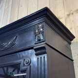 Napoleon III 19th century library in blackened wood