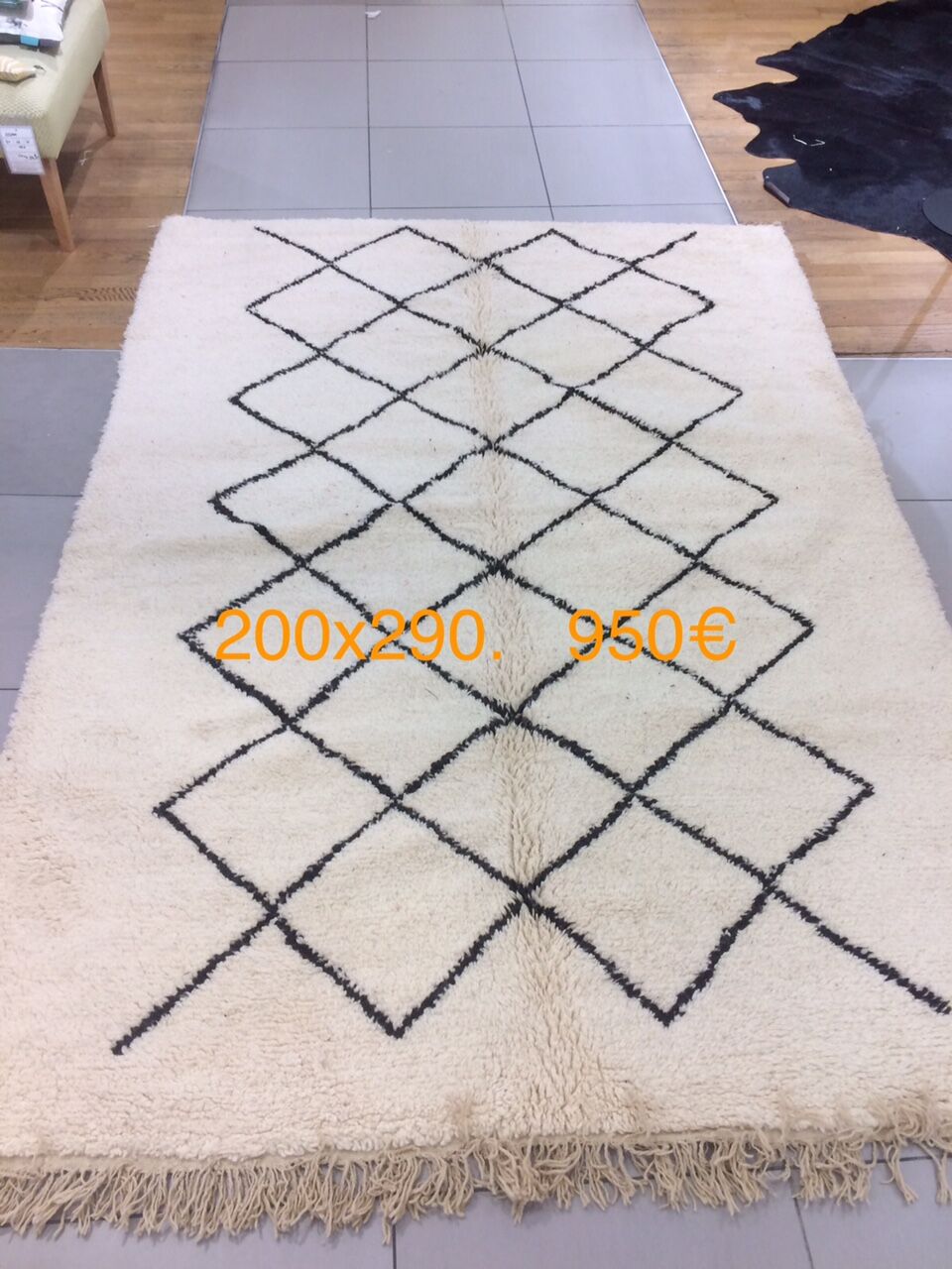 Tapis berbère 200x290cm