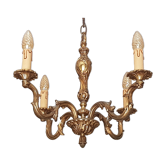 Brass chandelier 5 branches