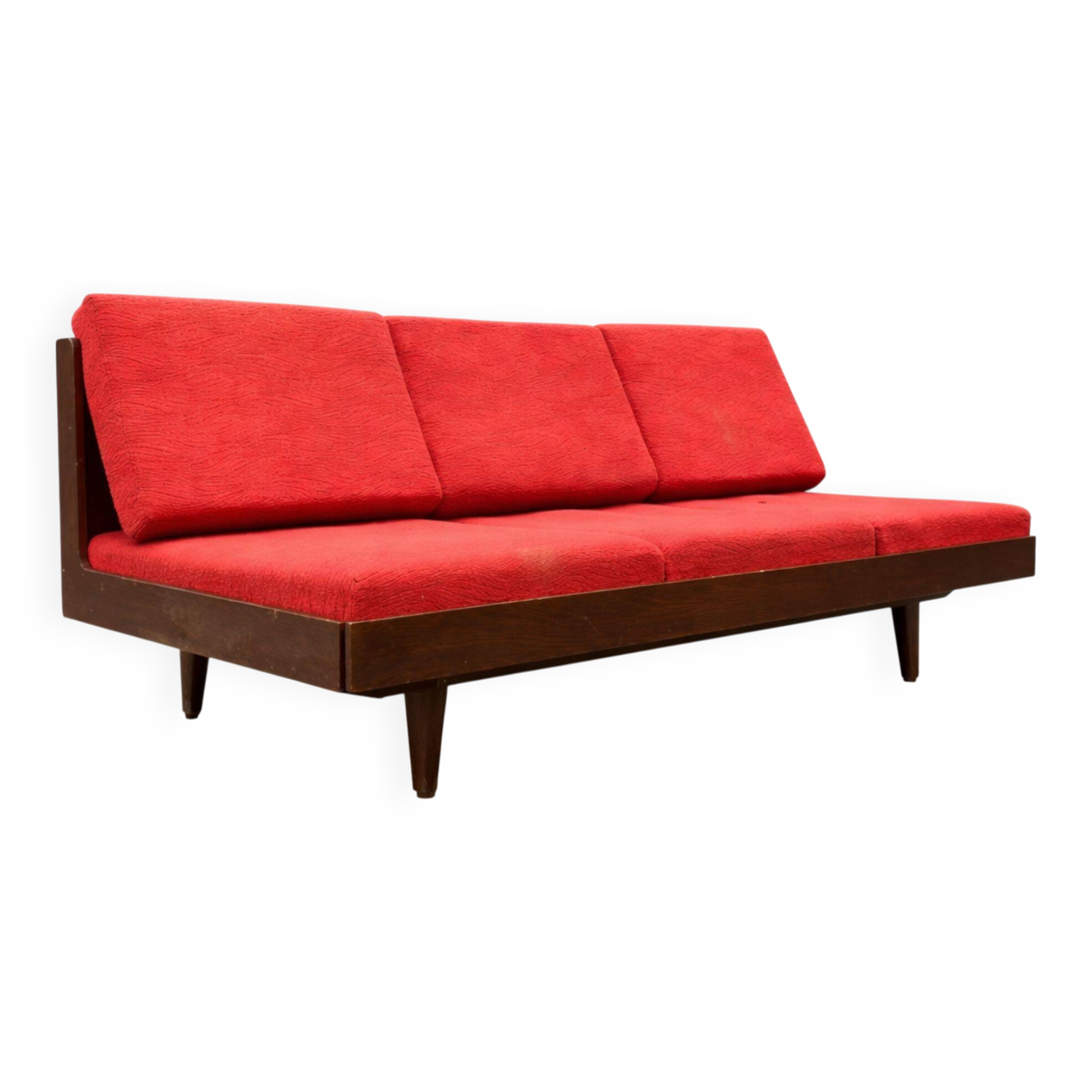 Mid-century folding sofa bed by Jitona, Czechoslovakia, 1970s